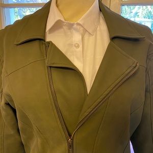 “Aquaman” Green Biker Jacket